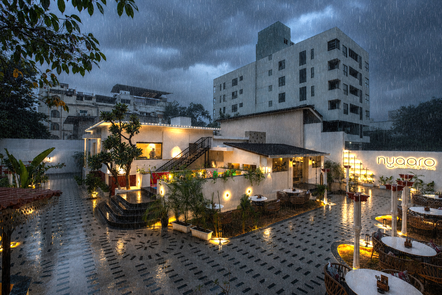 monsoon dining in Udaipur
